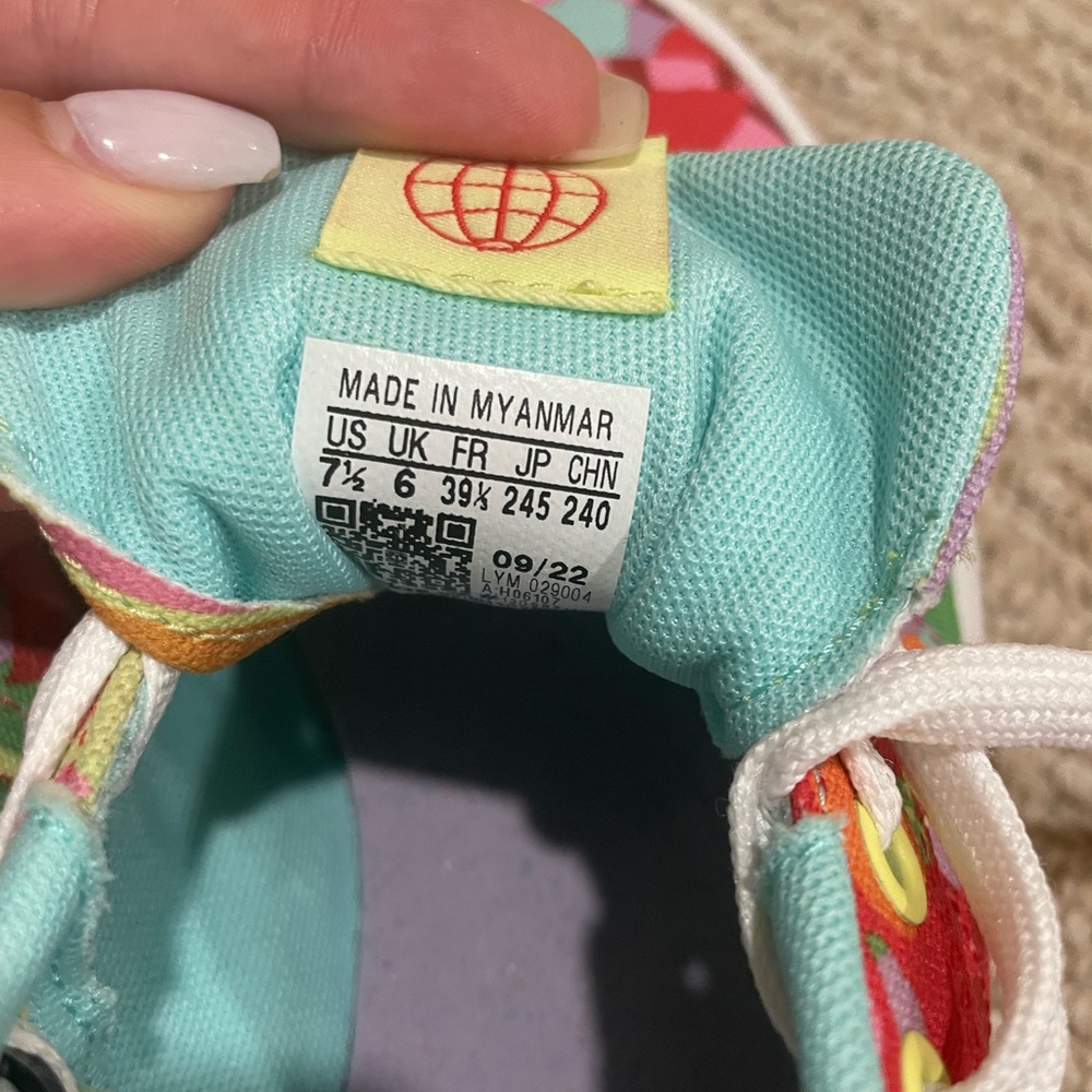 Adidas Farm Rio x vulc raid3r Shoes Sz 7.5 - Picture 5 of 5